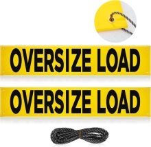 Oversize Load Banner with Brass Banner Grommets