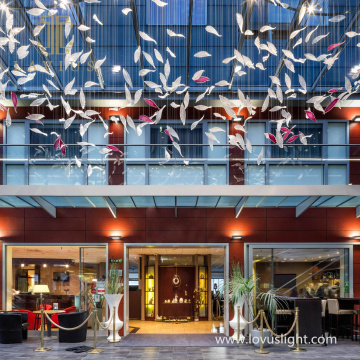 Large creative custom shopping mall chandelier Shopping mall outdoor chandelier