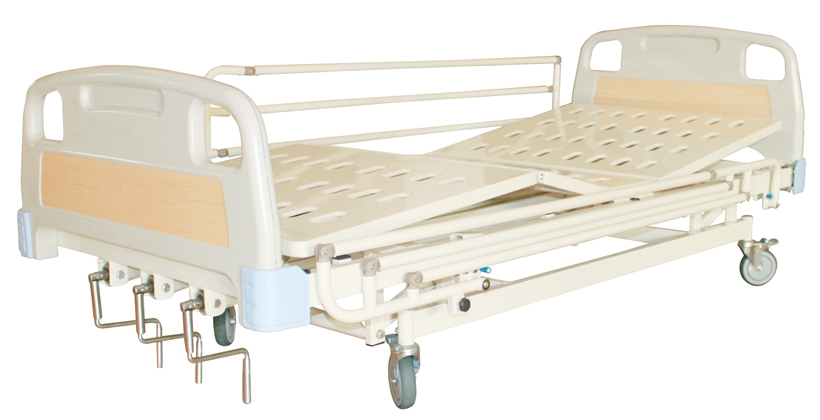 Medical Bed With 3 Cranks for Patients