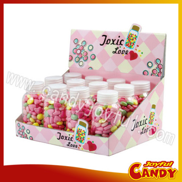 Sweet heart shaped polish press candy