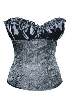 Elegant Women Creamy Lvory Renaissance Corset Top