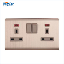 2*13A with neon wall switched socket