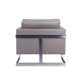 Chaise de salon en cuir Milo Baughman 989 moderne