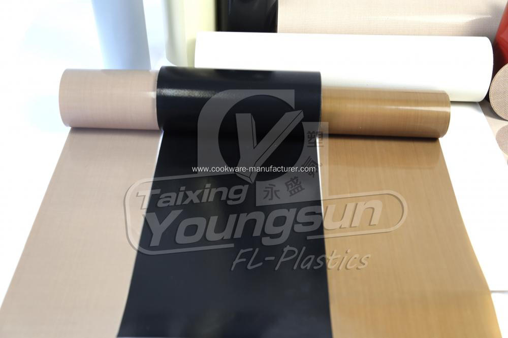 Non-stick PTFE coated glass fabrics for sealing machine