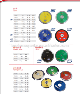DISCUS for athletic equipment IAAF pista y campo