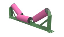 Conveyor off set roller station