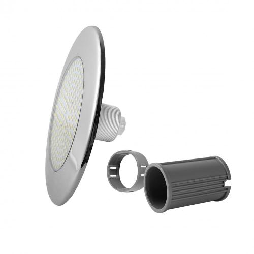 Luzes para piscina LED de aço inoxidável com rosca de 1,5 / 2 polegadas