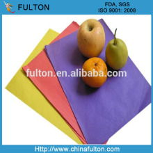 bleached coloured wax tissue paper/high quality wax paper food packaging/wax paper sheets
