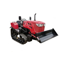 Pastoral Management Machine: 80HP Crawler Tractor Cultivator and Agricultural Rotary Tiller for Efficient Farming Operations