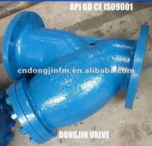 PN16 DIN flanged Y strainer