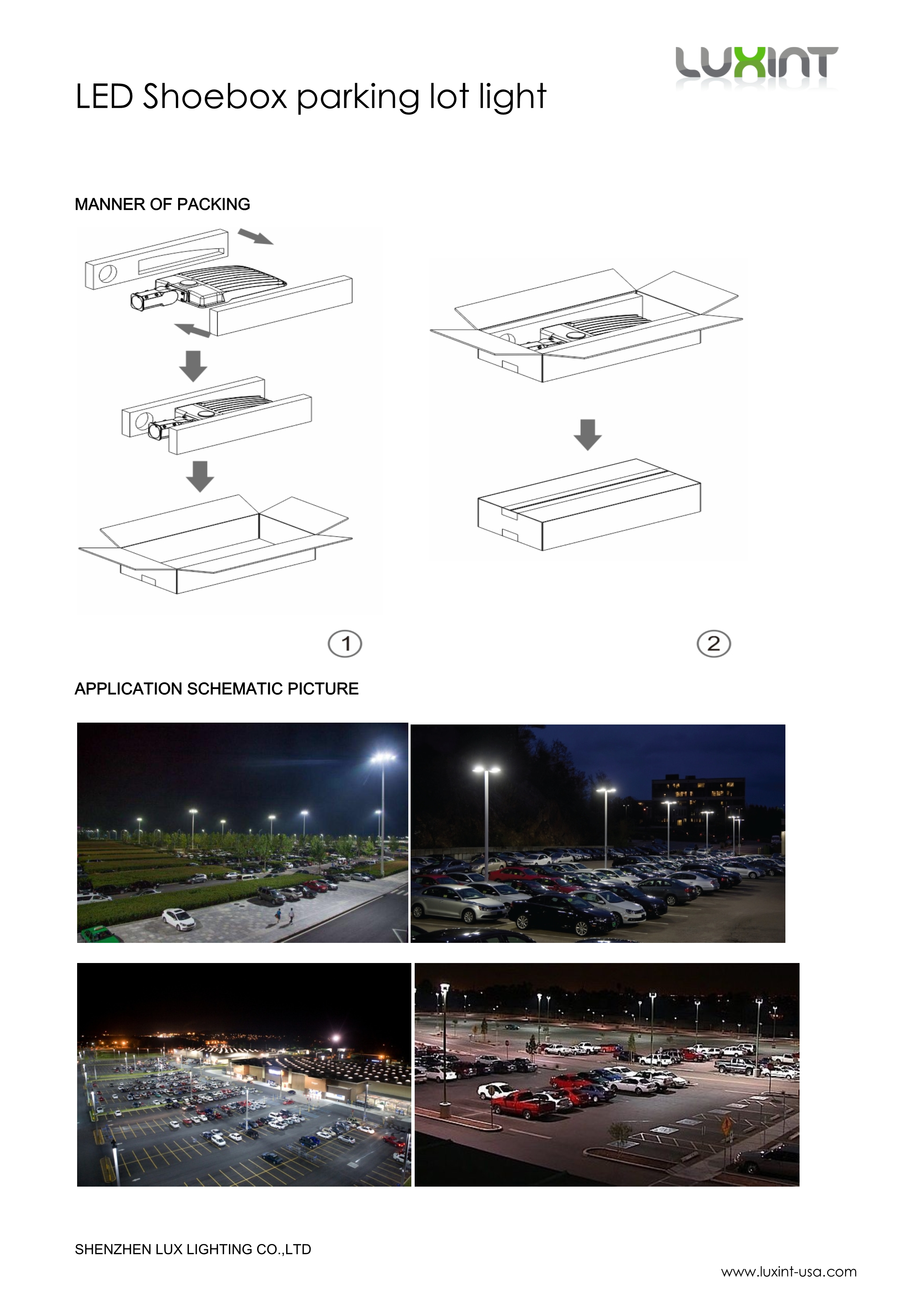 150 Watt Parking Lot Lighting 480W 400W 300W 240W Tennis Court Shoebox Led Lights 200w LED Shoe Box Lot Light DLC Premium Listed