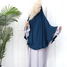 Free Size Muslim Women's Long Hijab Khimar for Prayer