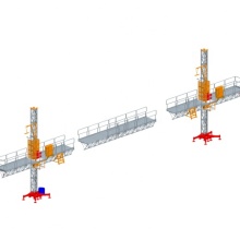 Mast Climbing Work Platforms Manufacturer Rack and Pinion Mast Climber