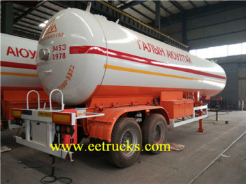 40000L 2 Axle LPG Gas Trailer Tanks