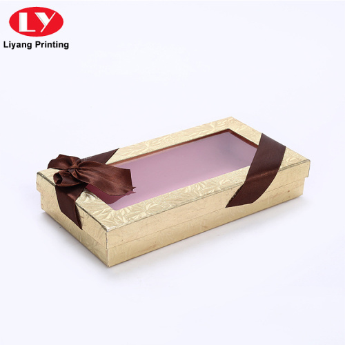 Embalaje de caja de regalo de papel de chocolate de San Valentín