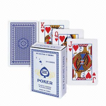 Laminated playing cards