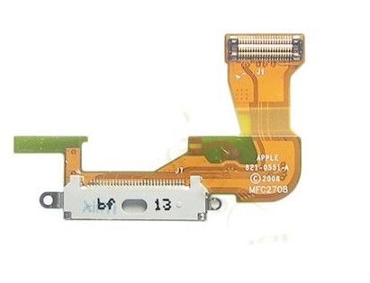 Iphone 3gs Dock Connector Charge Port Flex Cable -black Replacement Part