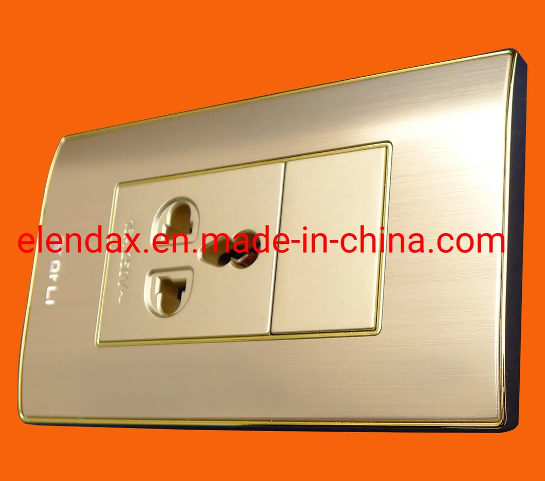 Настенный переключатель из американского алюминия новой конструкции с индикатором (AL2001)