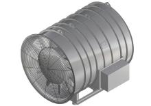 Mixed-flow high-pressure custom fan