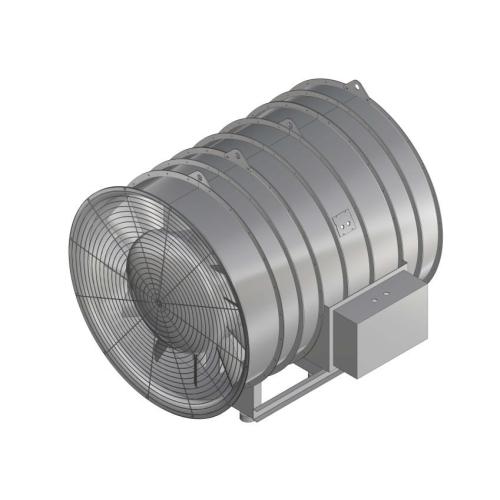 Mixed-flow high-pressure custom fan