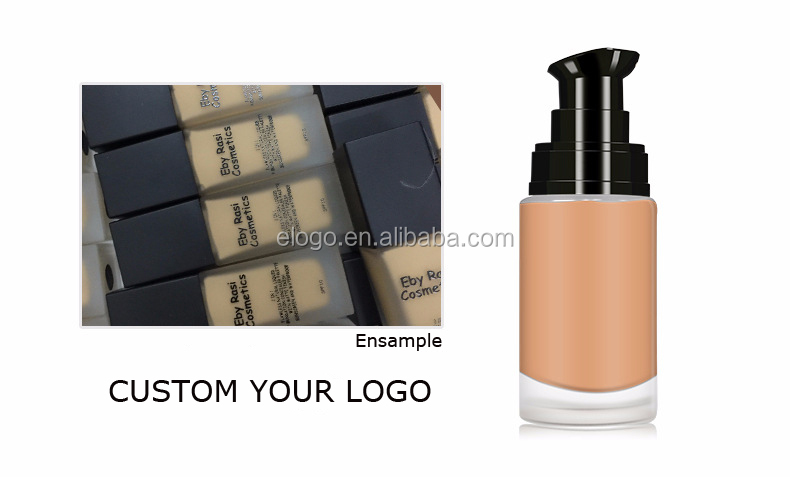 Private label wholesale cosmetic 6 colour option ODM/OEM makeup waterproof beauty liquid foundation
