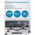 14in1 Multiports Thunderbolt4 USB C Laptop Docking Station