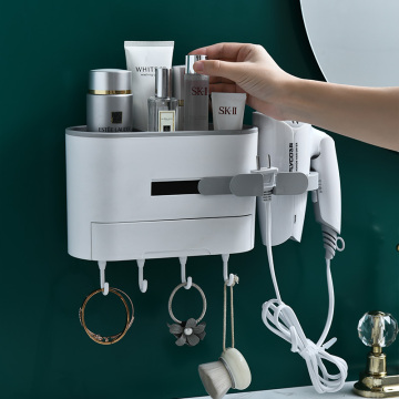 Multifunctional Hair Dryer Rack Bathroom Toilet Storage Rack