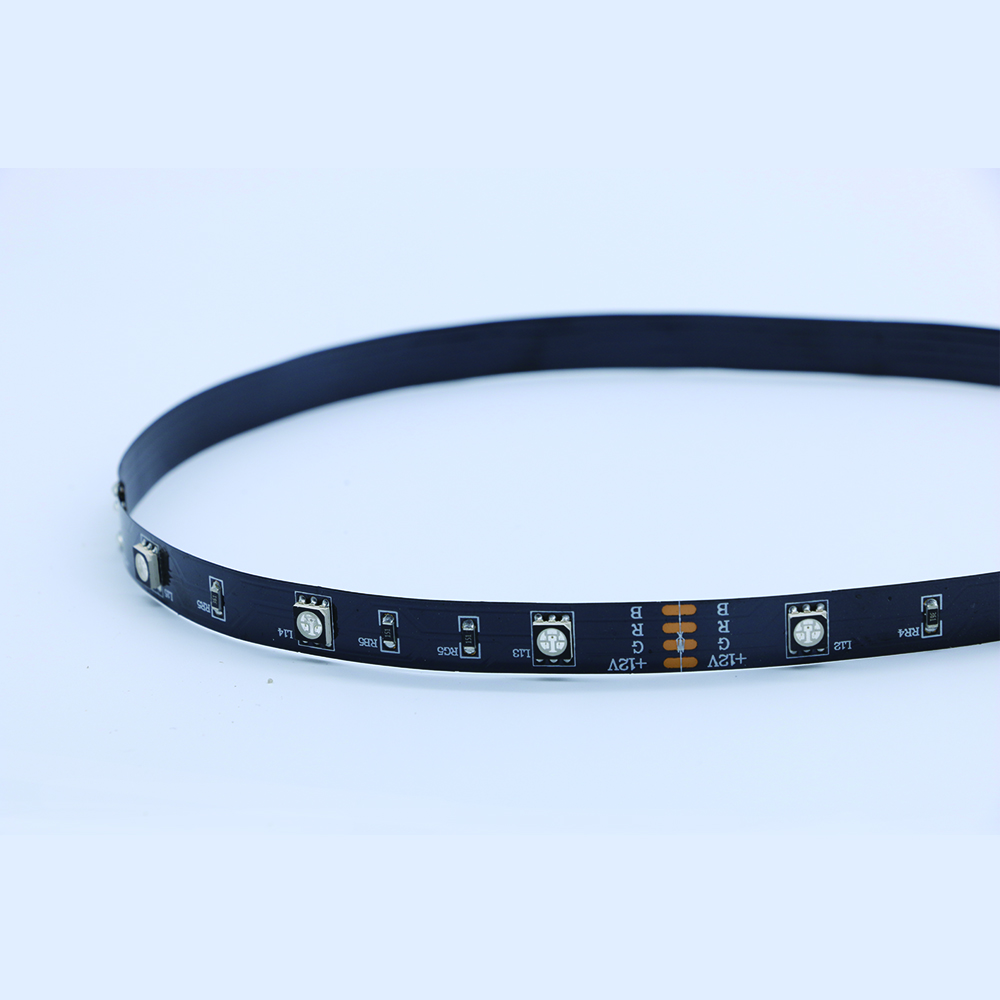 IP65 SMD5050 30leds/M Negra PCB LED Light