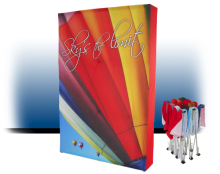 velcro straight pop up display