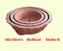 Bowl Yixing Zisha Bonsai Pot Set For Flower