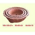 Bowl Yixing Zisha Bonsai Pot Set para flor