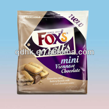 Laminated cookies packaging plastic bag