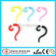 Solid Acrylic Spiral Fake Taper Fake Ear Stretcher