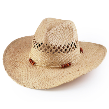 Hot sale madagascar raffia straw hats for men