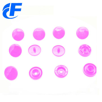 Cheap plastic snap button clear for file folders