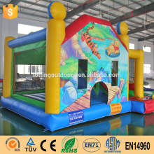 Guangzhou Inflatable Combo Slides Inflatable Bouncy Castle With Water Slide