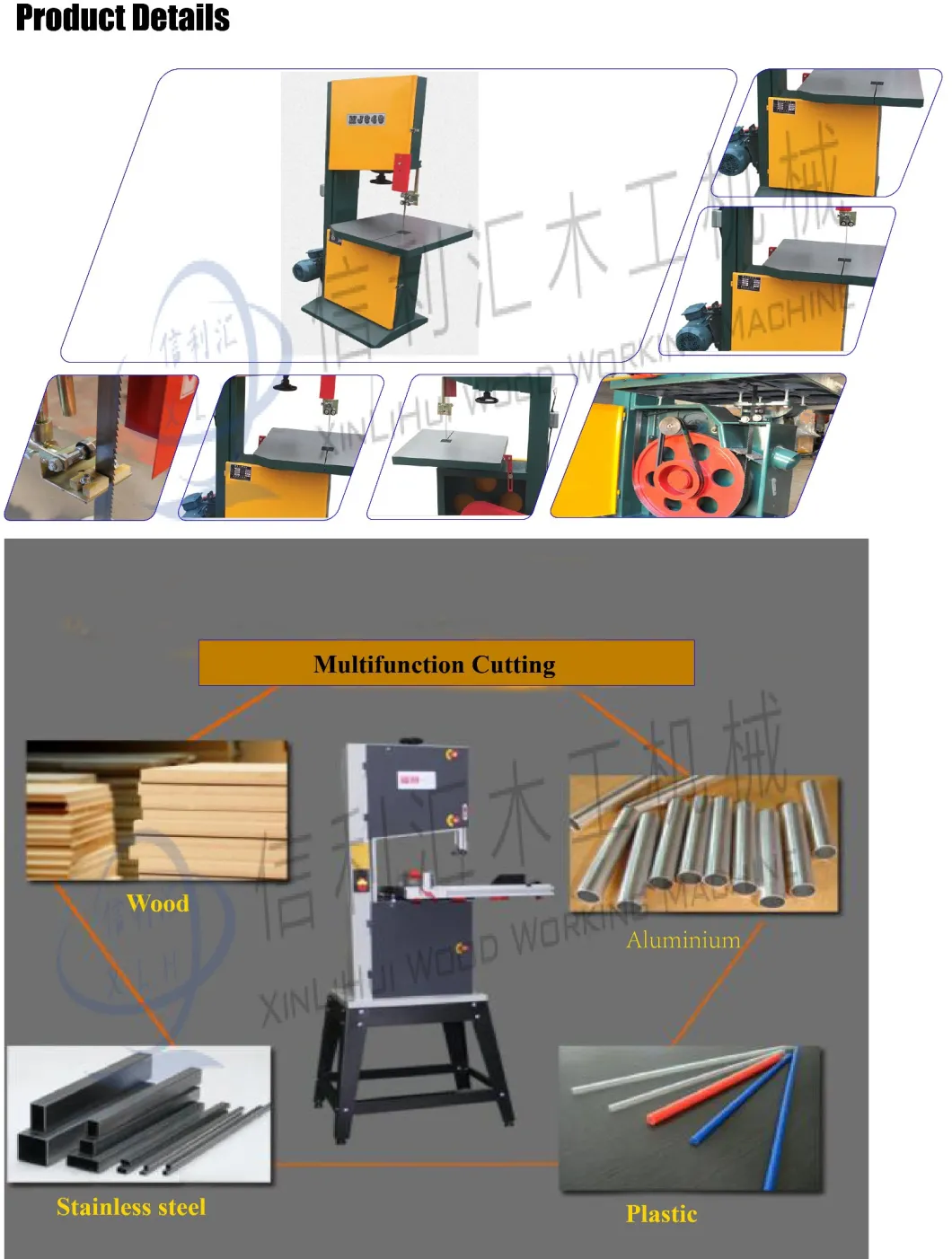 Serra De Fita, Vertical Sawing Machine