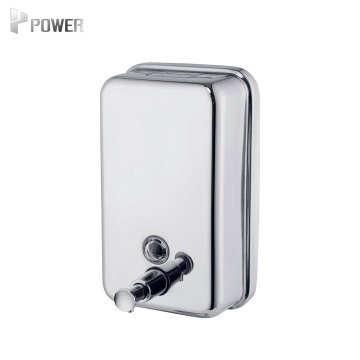 Stainless Steel Wall-Mounted Power Liquid Soap Dispenser with Plastic Canister