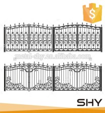 Garden home outdoor wrought iron driveway gate