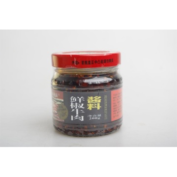 Salsa di manzo al peperoncino e peperoncino 200 g