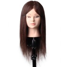 Training head mannequin human hair, wholesale foam head mannequin head