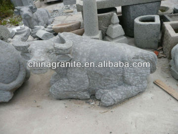 stone bull statue