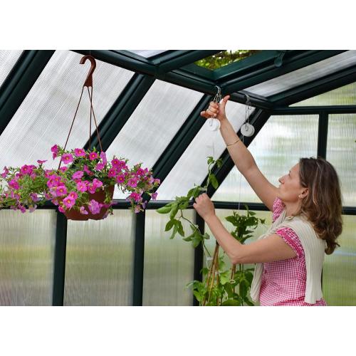 Grow tenda Horticultural Glass House Wide Aluminium