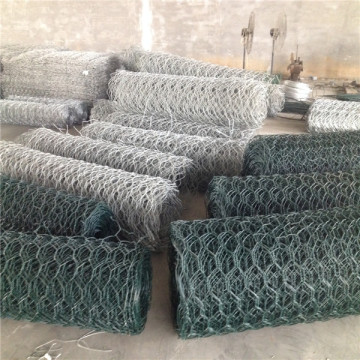 dilapisi gabion mesh galvanis gabion mesh Galfan mesh