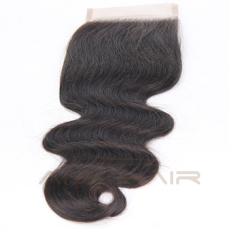 Aisi Hair Top Quality Long Body Wave 4X4 Lace Closure ,  Indian Hair Extension