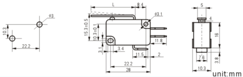 MSW-02B-1 micro switch