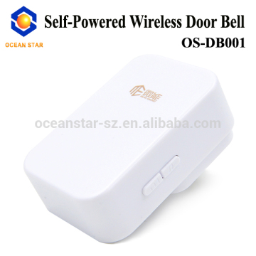 wireless LED flashing batteryless doorbell