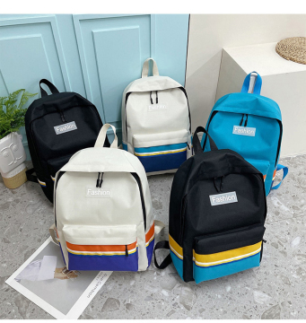 Stripe Design School Backpack for Girl and Boy - Classic School Bags