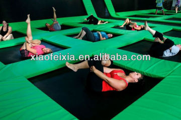 outdoor trampoline with roof