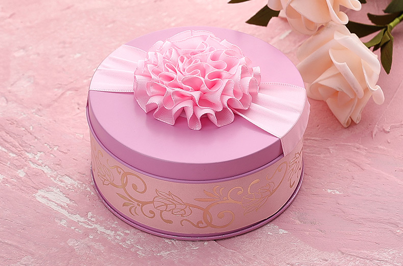 Pink Colour Candy Tin